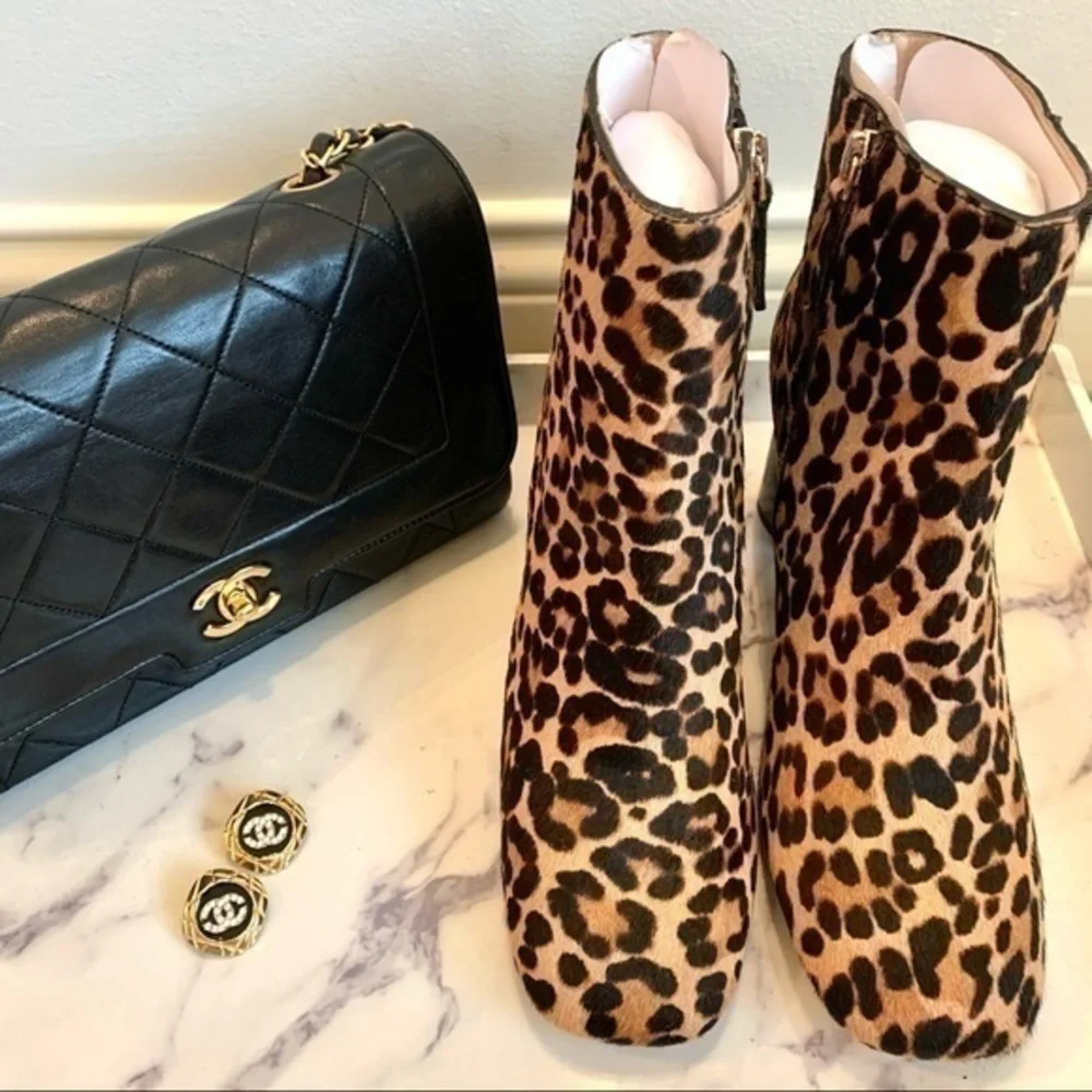 KATE SPADE Rudy Boots Leopard Print in Size 9